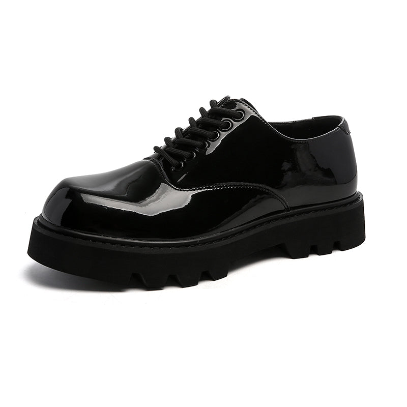 Chaussure en cuir noir Saint Oxford